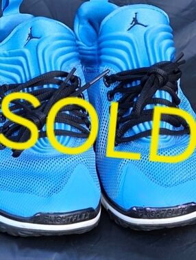 NIKE JORDAN FLIGHT FLEX TRAINER LEGEND BLUE-BLACK-WHITE SOLD SOLD OUT SOLD
